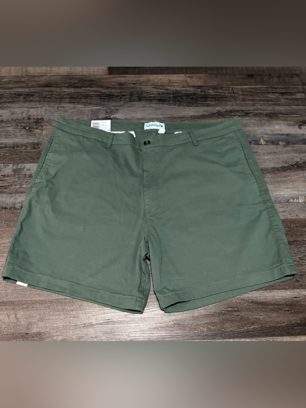 Saddlebred Green Flat Front Men's Shorts